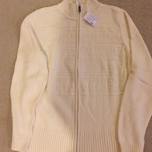 Christopher & Banks Cream Sweater
